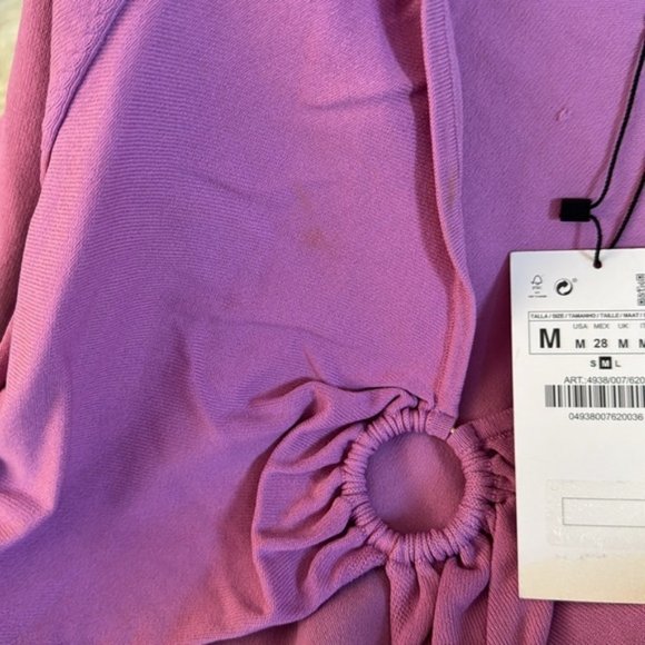 Zara Cut Out Knit Top Size Medium Read Description - Picture 10 of 10